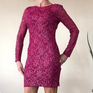 City Triangles Lace and Rhinestone  Backless